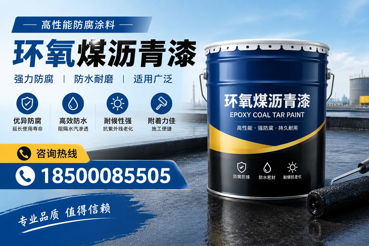 环氧煤沥青漆的主要成分与功能，淄博用户深度了解